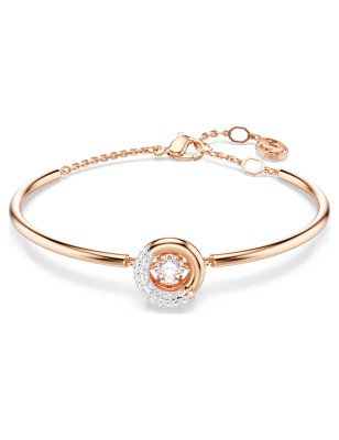 BRACCIALE RIGIDO DEXTERA ORO ROSA DONNA SWAROVSKI 