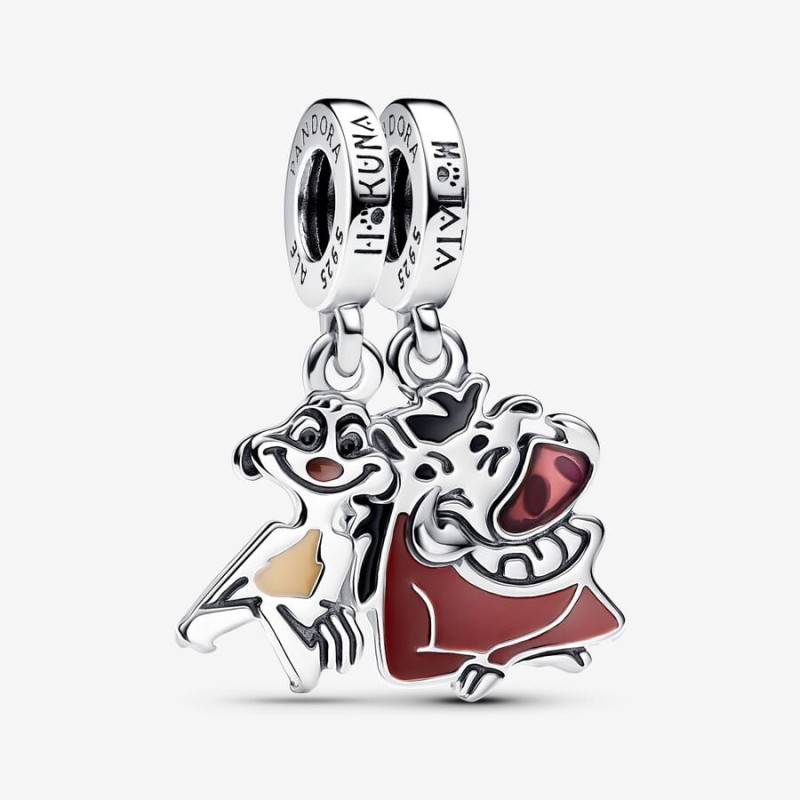 CHARM DISNEY PENDENTE TIMON E PUMBAA DIVISIBILE DONNA PANDORA 