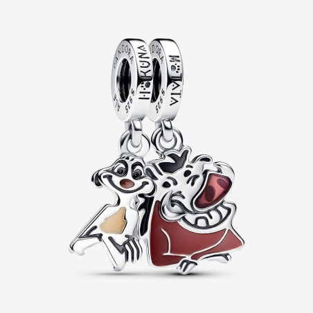 CHARM DISNEY PENDENTE TIMON E PUMBAA DIVISIBILE DONNA PANDORA  793357C01 PANDORA