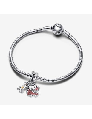 CHARM DISNEY PENDENTE TIMON E PUMBAA DIVISIBILE DONNA PANDORA  793357C01 PANDORA