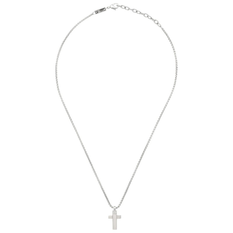 COLLANA ACCIAIO TAG AND CROSS UOMO BREIL 