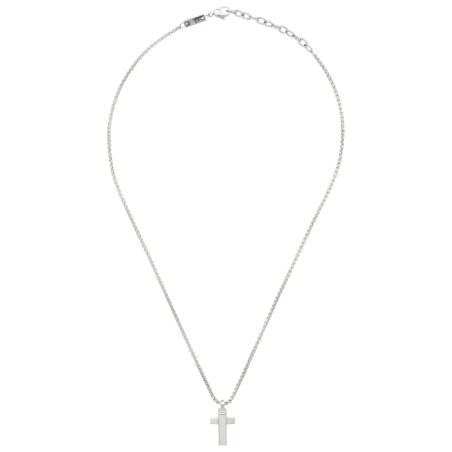 COLLANA ACCIAIO TAG AND CROSS UOMO BREIL  TJ3228 BREIL