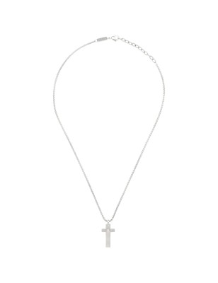 COLLANA ACCIAIO ZIRCONE TAG AND CROSS UOMO BREIL 