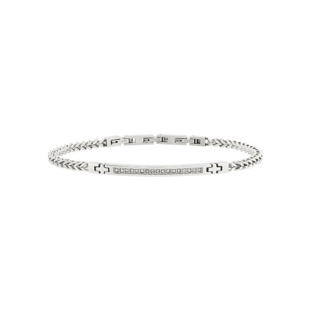 BRACCIALE ACCIAIO CUBIC ZIRCONIA LIGHT ROW UOMO BREIL  TJ3366 BREIL