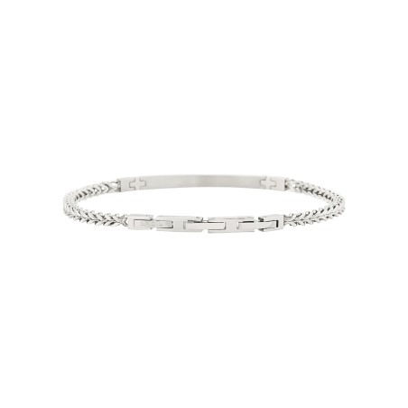 BRACCIALE ACCIAIO CUBIC ZIRCONIA LIGHT ROW UOMO BREIL 