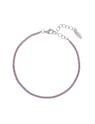 BRACCIALE TENNISMANIA ZIRCONI ROSA DONNA AMEN 