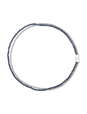 COLLANA MAGNETICA SYSTEM ACCIAIO E AGATA BLU BREIL TJ3608 BREIL