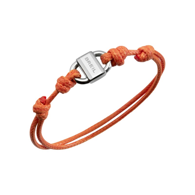 BRACCIALE B LOCK CORDINO ARANCIONE UOMO BREIL 