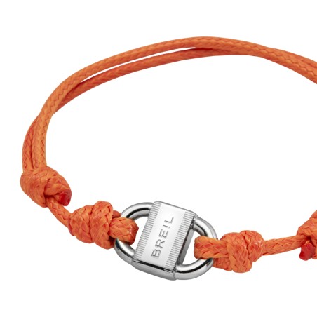 BRACCIALE B LOCK CORDINO ARANCIONE UOMO BREIL 