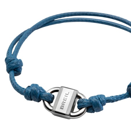 BRACCIALE B LOCK CORDINO AZZURRO UOMO BREIL 