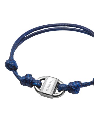 BRACCIALE B LOCK CORDINO BLU UOMO BREIL  TJ3628 BREIL