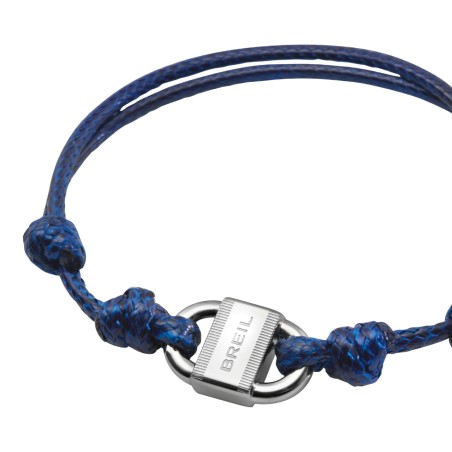 BRACCIALE B LOCK CORDINO BLU UOMO BREIL 