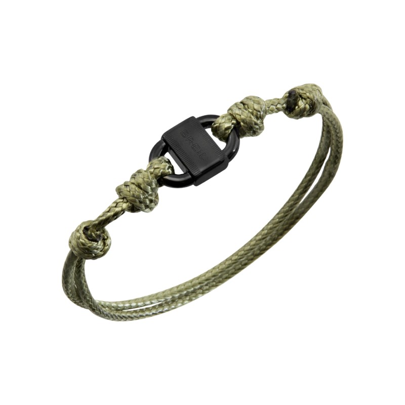 BRACCIALE B LOCK CORDINO VERDE UOMO BREIL 