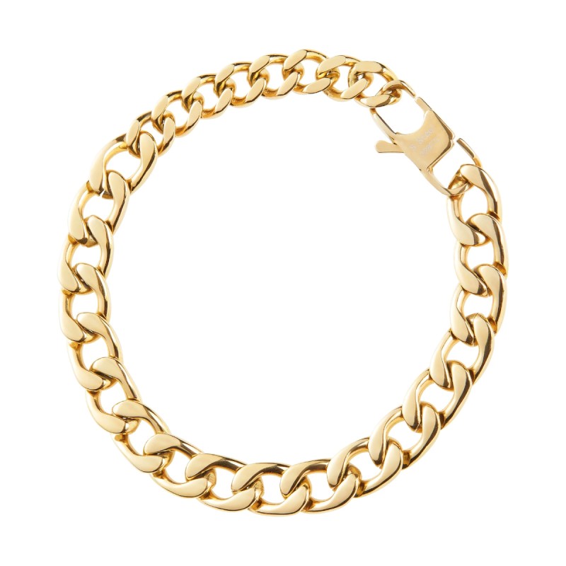 BRACCIALE BLOCK CHAINS IN ACCIAIO IP GOLD UOMO BREIL 