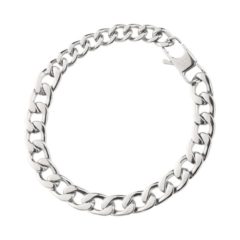 BRACCIALE BLOCK CHAIN IN ACCIAIO UOMO BREIL 