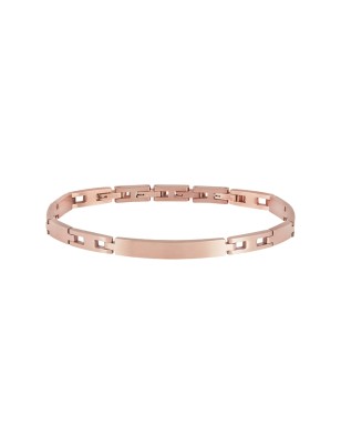 BRACCIALE LANE IN ACCIAIO IP ROSE UOMO BREIL 