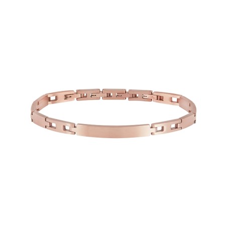 BRACCIALE LANE IN ACCIAIO IP ROSE UOMO BREIL  TJ3427 BREIL