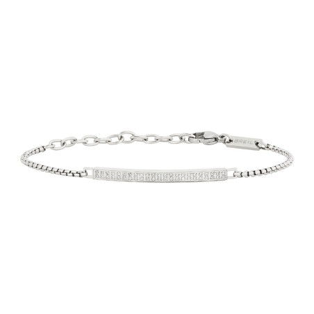 BRACCIALE IN ACCIAIO E CUBIC ZIRCONIA UOMO BREIL  TJ3361 BREIL