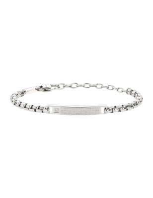 BRACCIALE IN ACCIAIO E CUBIC ZIRCONIA UOMO BREIL  TJ3224 BREIL