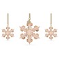 DECORAZIONE 2022 SET STELLE NATALE ROSE SWAROVSKI