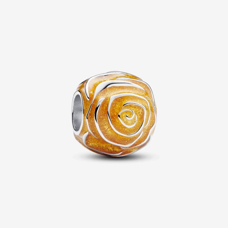 CHARM ROSA GIALLA DONNA PANDORA 