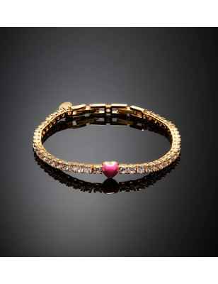 BRACCIALE TENNIS CHIARA FERRAGNI CUORICINO FUCSIA J19AWD08 CHIARA FERRAGNI