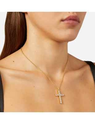 COLLANA CROCE DONNA CHIARA FERRAGNI BOLD CROSS