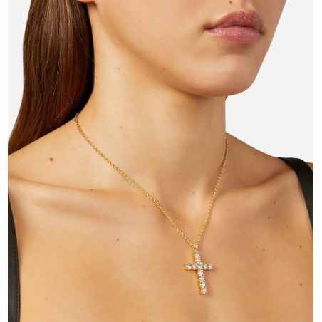 COLLANA CROCE DONNA CHIARA FERRAGNI BOLD CROSS