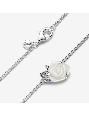 COLLANA ROSA BIANCA DONNA PANDORA 