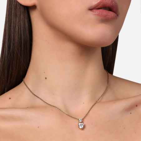 COLLANA CUORE BIANCO DONNA CHIARA FERRAGNI