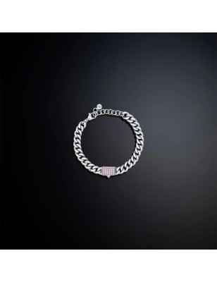 BRACCIALE BOSSY CHAIN ZIRCONI ROSA CHIARA FERRAGNI J19AUW16 CHIARA FERRAGNI