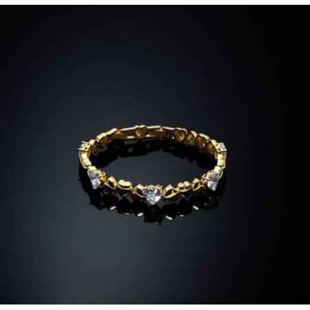 BRACCIALE RIGIDO GOLD E ZIRCONI BIANCHI DONNA CHIARA FERRAGNI  J19AVT09 CHIARA FERRAGNI