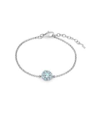 BRACCIALE ARGENTO GEMMA DEL CIELO A FIORE DONNA MILUNA  BRD991 MILUNA