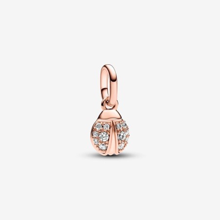 CHARM MINI COCCINELLA PVD ORO ROSA DONNA PANDORA ME 783043C01 PANDORA