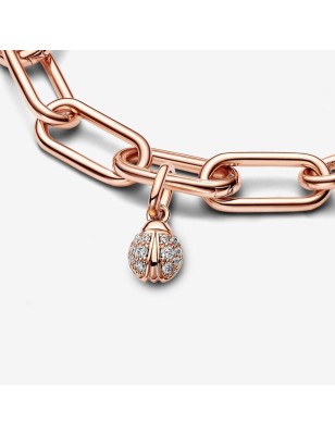 CHARM MINI COCCINELLA PVD ORO ROSA DONNA PANDORA ME