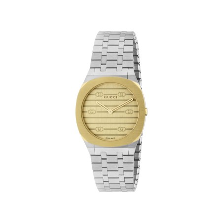 OROLOGIO GUCCI 25H 30MM PLACCATO ORO DONNA GUCCI 25H YA163502 GUCCI