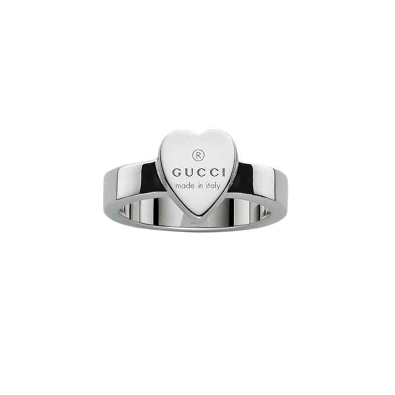 ANELLO CUORE M10 IN ARGENTO DONNA GUCCI TRADEMARK