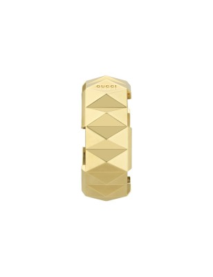 ANELLO IN ORO GIALLO MISURA 16 UOMO-DONNA GUCCI LINK TO LOVE YBC702379001016 GUCCI