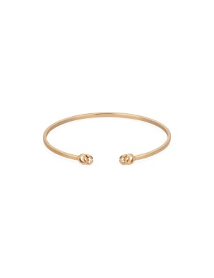 BRACCIALE RIGIDO IN ORO ROSA DONNA GUCCI GG RUNNING YBA481663002016 GUCCI