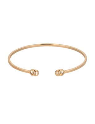 BRACCIALE RIGIDO IN ORO ROSA DONNA GUCCI GG RUNNING YBA481663002016 GUCCI