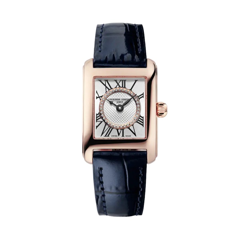 OROLOGIO PLACCATO ORO ROSA E DIAMANTI DONNA FREDERIQUE CONSTANT 