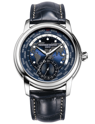 OROLOGIO MANUFACTURE WORLDTIMER UOMO FREDERIQUE CONSTANT 