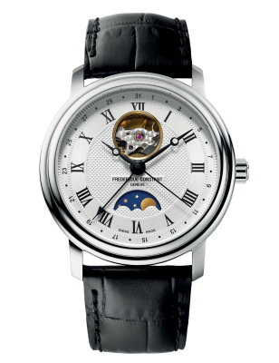 OROLOGIO HEART BEAT MOONPHASE DATE UOMO FREDERIQUE CONSTANT 