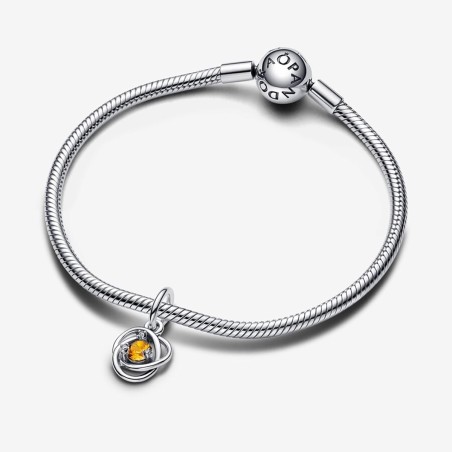 CHARM PENDENTE CERCHIO ETERNO MIELE NOVEMBRE PANDORA