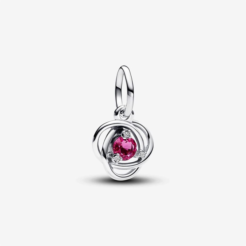 CHARM PENDENTE CERCHIO ETERNO ROSA OTTOBRE PANDORA