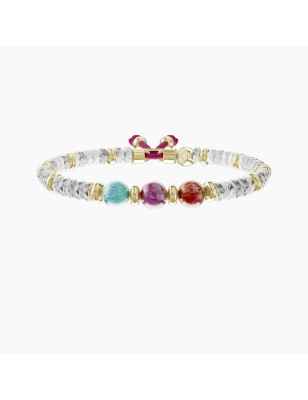 BRACCIALE MANTRA DELLA FELICITÀ PIETRE DONNA KIDULT  732315 KIDULT