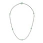 COLLANA IN ARGENTO E SMALTO VERDE UOMO-DONNA GUCCI INTERLOCKING G