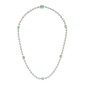 COLLANA IN ARGENTO E SMALTO VERDE UOMO-DONNA GUCCI INTERLOCKING G