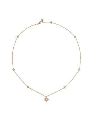 COLLANA IN ORO ROSA E DIAMANTI DONNA GUCCI FLORA YBB70239300100U GUCCI