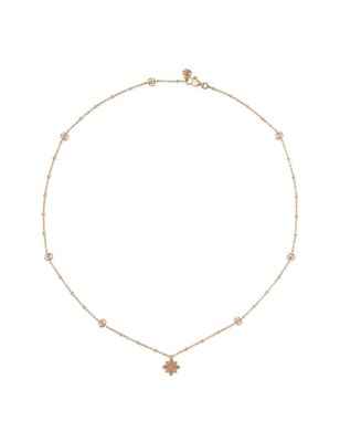 COLLANA IN ORO ROSA E DIAMANTI DONNA GUCCI FLORA